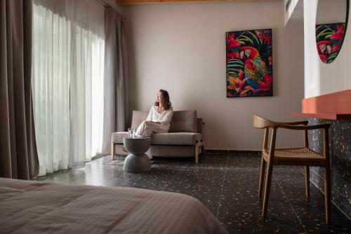 Zona de estar de FOS Luxury Suites