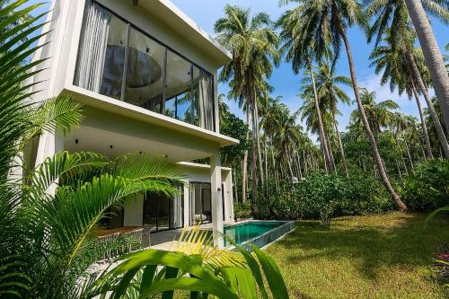 Κήπος έξω από το Four Moons Villa - Elegant 2BR - Private Pool - Hin Kong Beach