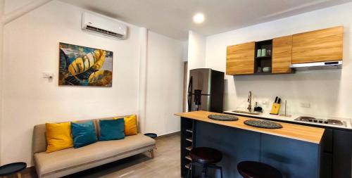 Dapur atau dapur kecil di Dream House, live the Island!