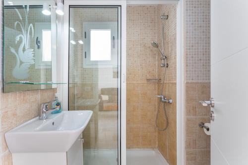 Et badeværelse på La Casita Serenada