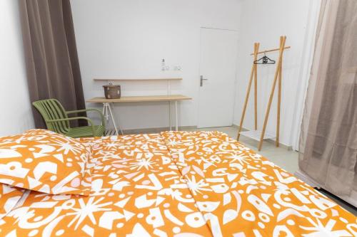 Un ou plusieurs lits dans un hébergement de l'établissement Le Nid de Thalys - Charming Apartment