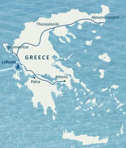 a map of ireland and a map of the great ocean road at Katsenos studios in Nikiana