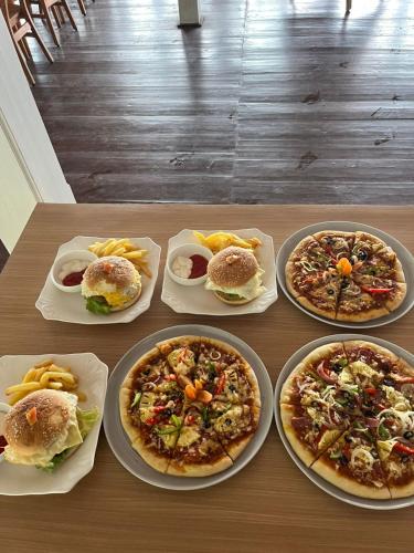 Jídlo v vily nebo okolí