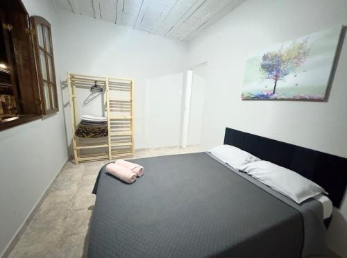 Postel nebo postele na pokoji v ubytování Casa Colonial no Centro