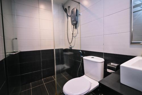 Koupelna v ubytování Kingston Hotel 6 - Changkat, Bukit Bintang