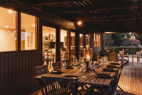 Εστιατόριο ή άλλο μέρος για φαγητό στο Tussock Lodge Snowy Mountains
