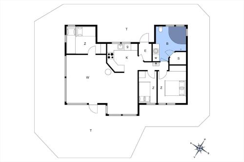 a floor plan of a house at LK1603-Lokken-Ulstrupvej-17 in Løkken