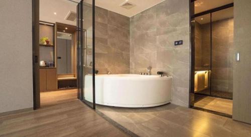 Koupelna v ubytování GreenTree Eastern Hotel Changge Yiwu City