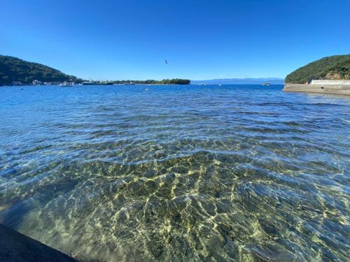 a view of a large body of water at TAKUMI-AN Private Ancient House and Garden in Numazu