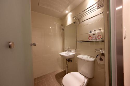 Koupelna v ubytování K-Guesthouse Myeongdong 1