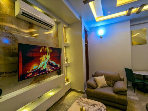 Posezení v ubytování Gemson Apartment