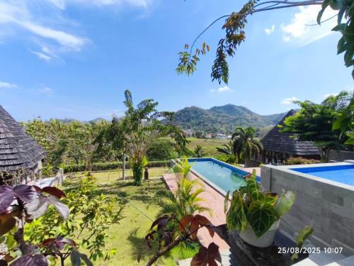 a view from the garden of the villa at Golo Pada Villa Labuan Bajo by ABM in Nggorang