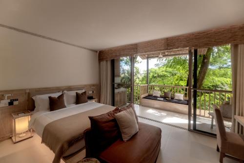 Ruang duduk di Wan'an Tinglan Wild Luxury Resort Hotel