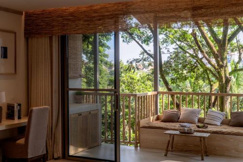 Balkoni atau teres di Wan'an Tinglan Wild Luxury Resort Hotel