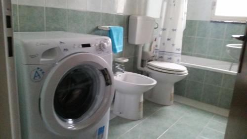 Koupelna v ubytování La Casa sopra il Mare