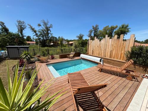 Villa 6 personnes avec piscine Moliets-et-Maa