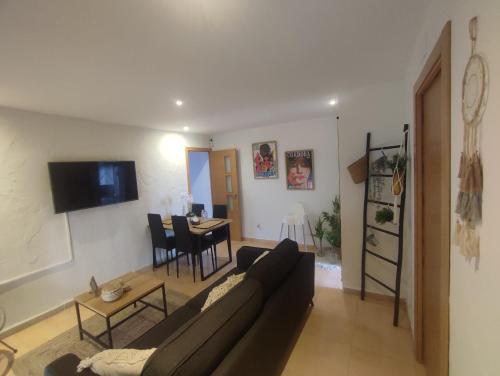 TV a/nebo společenská místnost v ubytování Olivia