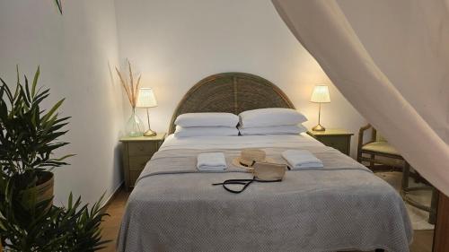 Ένα ή περισσότερα κρεβάτια σε δωμάτιο στο Charming 1bed in historic centre