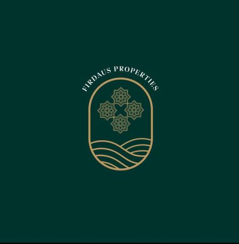 a logo for a dermatologistsotherapy clinic on a green background at belgian studio Apt 2 in Huddersfield