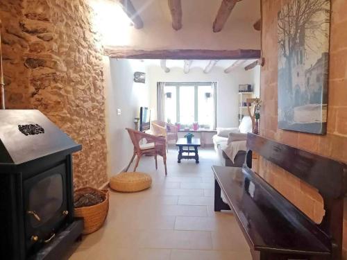 Χώρος καθιστικού στο Disfruta de una escapada Rural en Ca la Lola