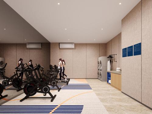 Fitness centrum a/nebo fitness zařízení v ubytování Model J Hotel Jakarta Central Park
