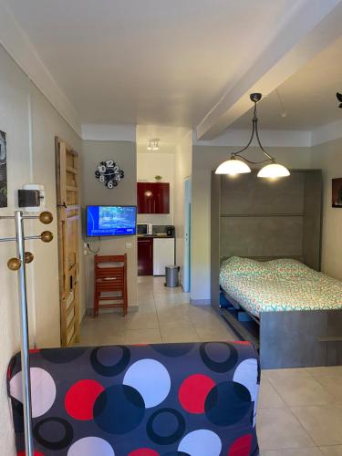 Llit o llits en una habitació de Pas de la case centre