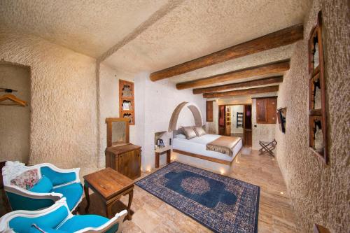 Katil atau katil-katil dalam bilik di Dionysos Cave Cappadocia Hotel