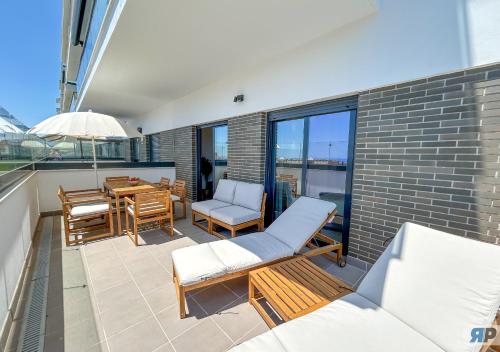 012 Apartamento Orizon con vista al mar y terraza