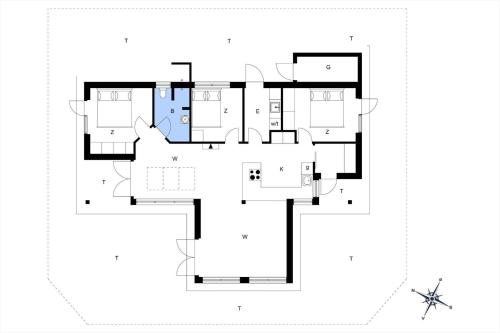 a floor plan of a house at 8916-Allingabro-Borgmestervangen-16 in Allingåbro
