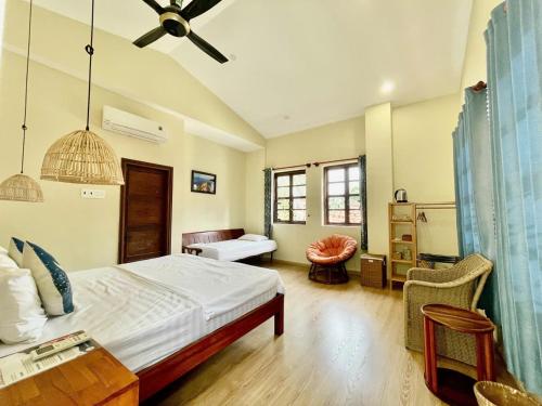 Haven Boutique Hotel Quy Nhonにあるベッド