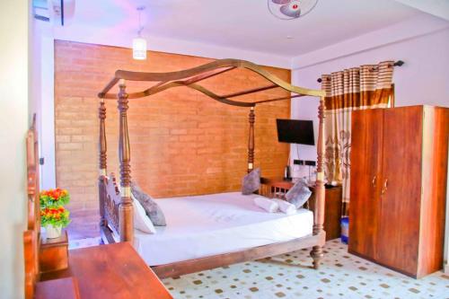 Ένα ή περισσότερα κρεβάτια σε δωμάτιο στο Janara Luxury Cabana