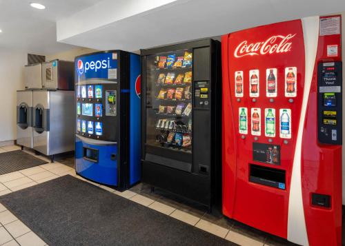 two coca cola vending machines in a store at Jurupa Valley, CA - Riverside West 