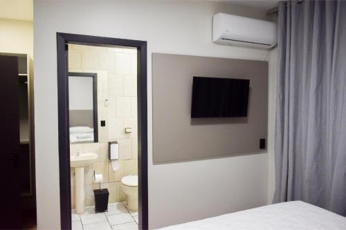 Μια τηλεόραση ή/και κέντρο ψυχαγωγίας στο Hotel Giacomin