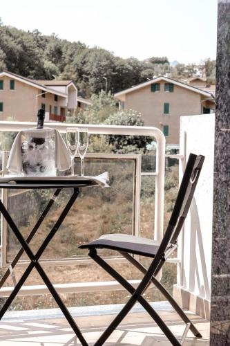 Balkón nebo terasa v ubytování La Vecchia Taverna - Hotel Restaurant Catering