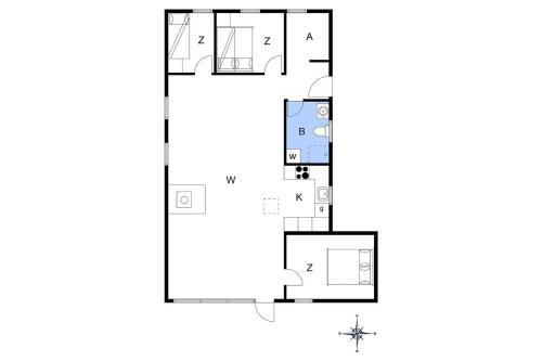a floor plan of a house at BL489-Pandrup-Rodhusparken-24 in Pandrup