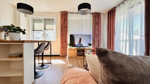 Posezení v ubytování Apartament Słoneczny 25
