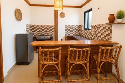 Kuchyň nebo kuchyňský kout v ubytování Apricot Homestays