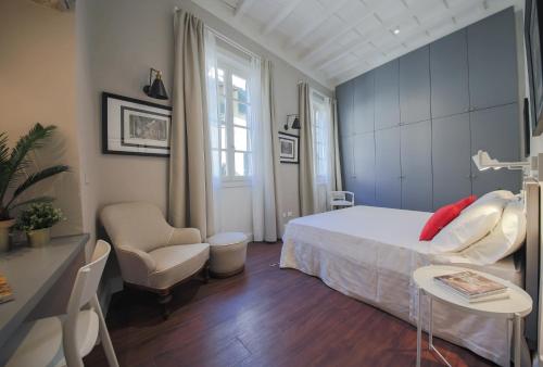 Postel nebo postele na pokoji v ubytování Boboli Luxury Apartment