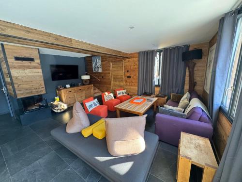 Chalet duplex 10 pers., sauna, animaux admis, parking, Valloire - FR-1-263-496
