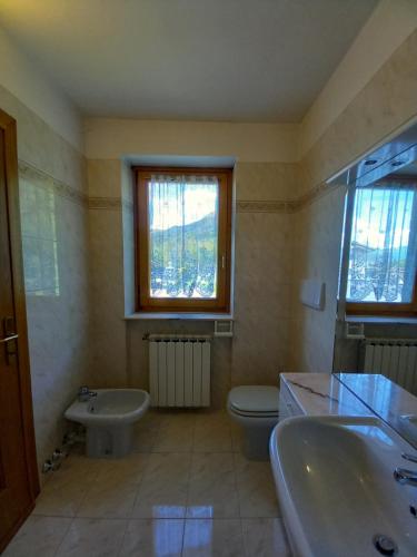 Koupelna v ubytování Villa Sole