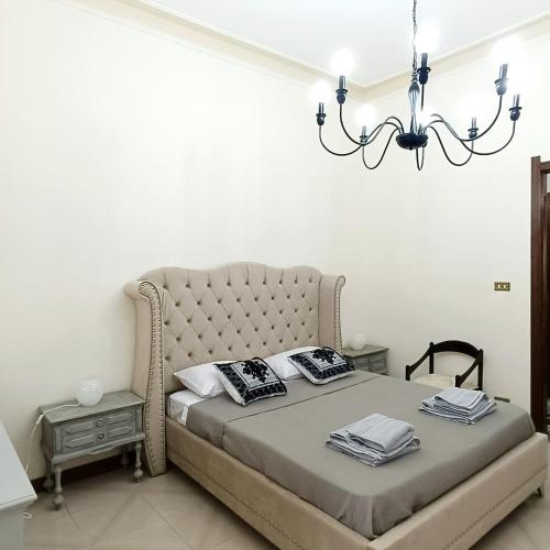 Postel nebo postele na pokoji v ubytování Casa vacanze in villa