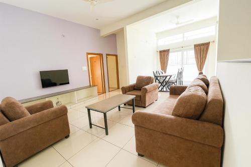 Μια τηλεόραση ή/και κέντρο ψυχαγωγίας στο Savi Service Apartments