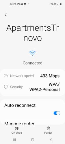 a screenshot of the notifications move screen on a phone at Apartments Trnovo in Ljubljana