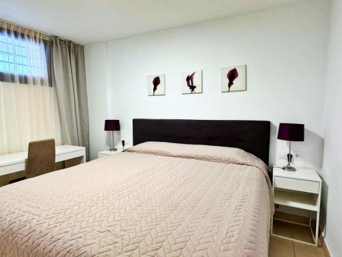 Ένα ή περισσότερα κρεβάτια σε δωμάτιο στο Nice Apartment in Los Cristianos