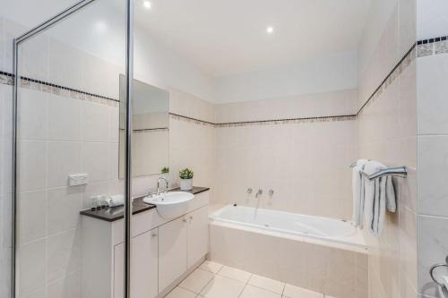 Koupelna v ubytování Lovely 2Brm Cityside