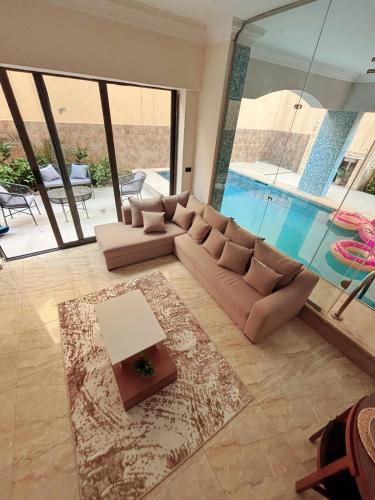 2 Bedroom Private pool apartment in new cairo families only no visitors allowed