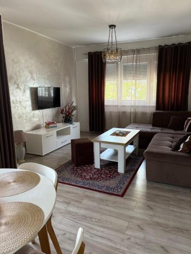 TV a/nebo společenská místnost v ubytování Apartman VIVA