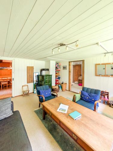 Posezení v ubytování Maison rustique au cœur de la nature - Jaun, Charmey