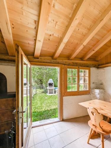 Zahrada ubytování Maison rustique au cœur de la nature - Jaun, Charmey