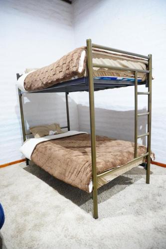 Ένα ή περισσότερα κρεβάτια σε δωμάτιο στο Quinta Poncho Verde